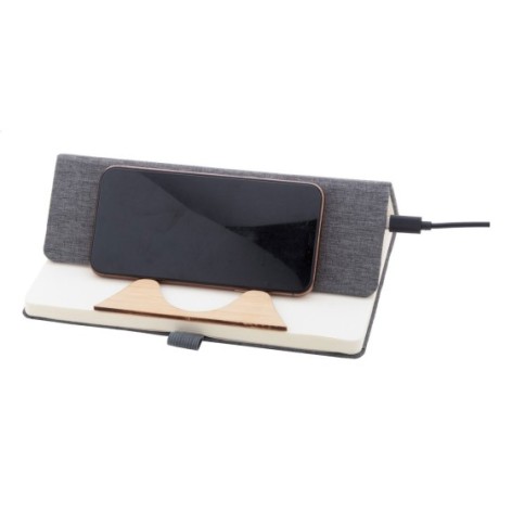 quaderno in RPET con caricatore wireless