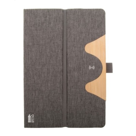 quaderno in RPET con caricatore wireless