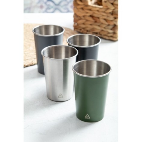 Tazza bicchiere in acciaio