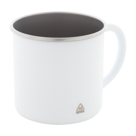 Tazza in acciaio riciclato
