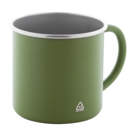 Tazza in acciaio riciclato