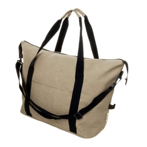 Borsa da viaggio in tela riciclata