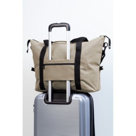 Borsa da viaggio in tela riciclata