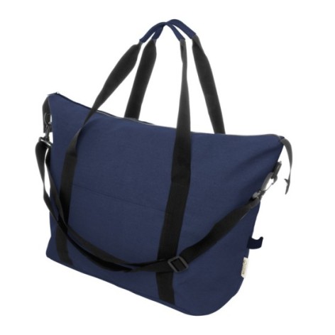 Borsa da viaggio in tela riciclata
