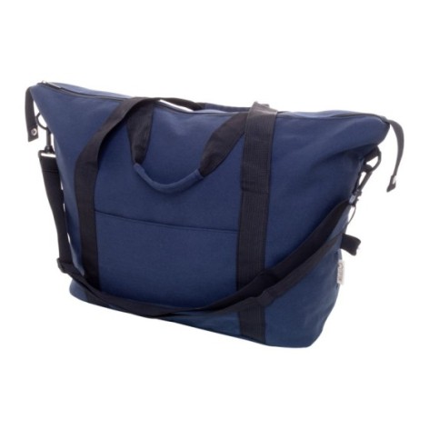 Borsa da viaggio in tela riciclata