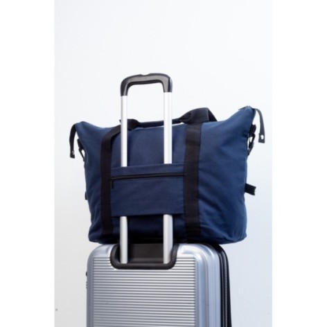 Borsa da viaggio in tela riciclata