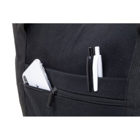 Borsa da viaggio in tela riciclata