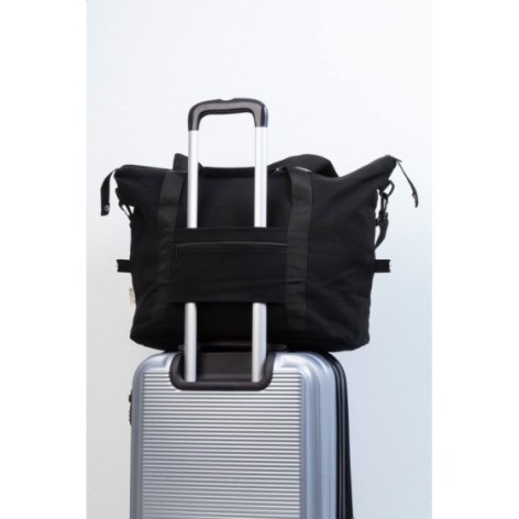 Borsa da viaggio in tela riciclata