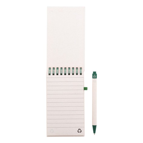Quaderno in riciclato cartone per il latte