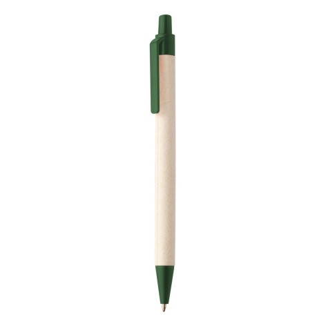 Penna a sfera in riciclato cartone per il latte