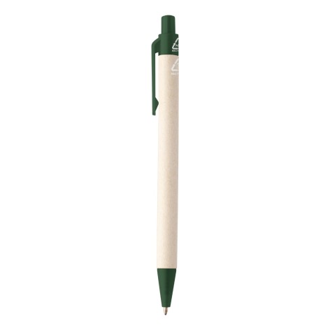 Penna a sfera in riciclato cartone per il latte