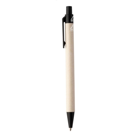 Penna a sfera in riciclato cartone per il latte