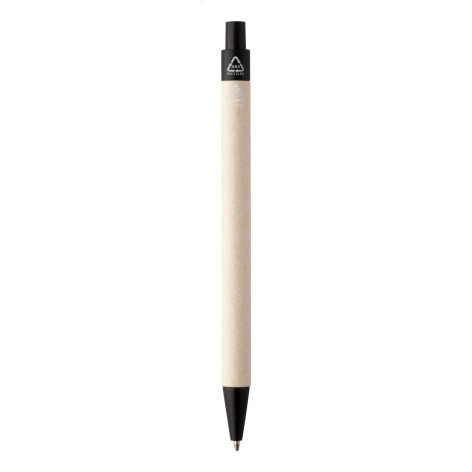 Penna a sfera in riciclato cartone per il latte