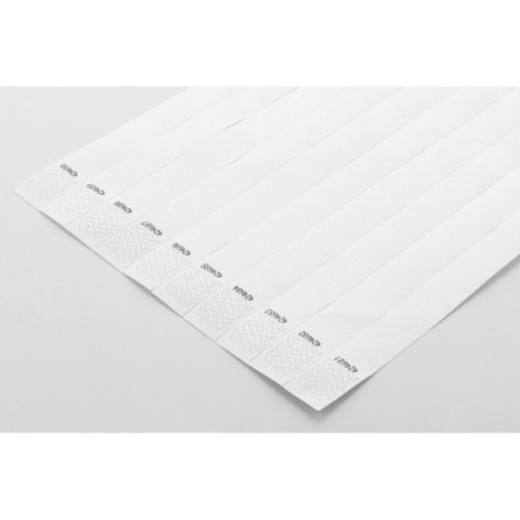 braccialetti in tyvek (10 pz)