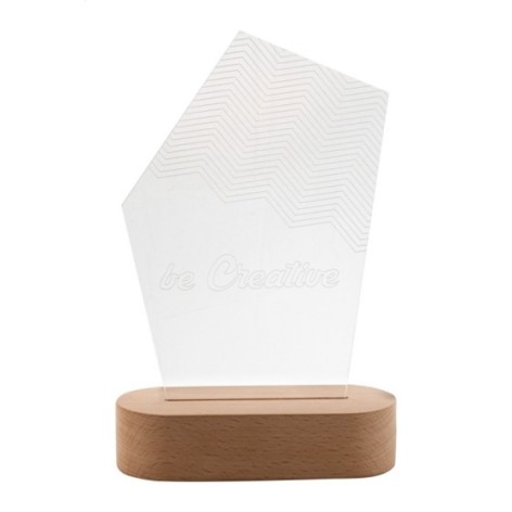 Trofeo con illuminazione a LED