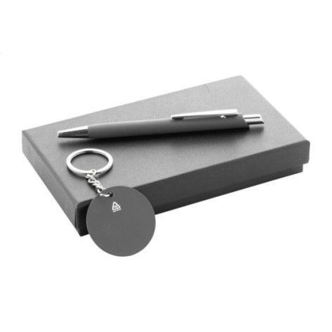 Set penna con portachiavi