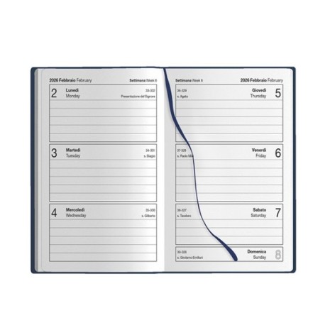 AGENDA TASCABILE SETTIMANALE