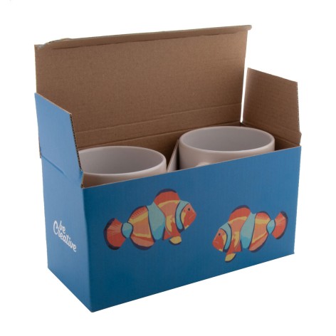 scatola doppia per mug personalizzabile