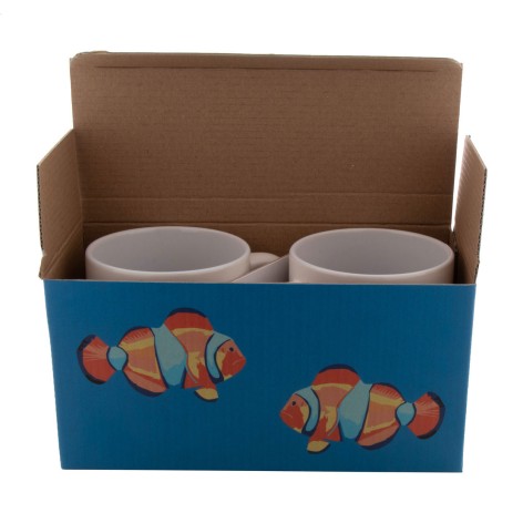 scatola doppia per mug personalizzabile