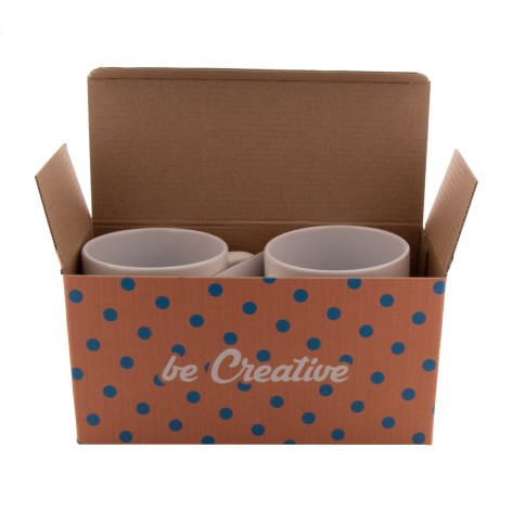 scatola doppia per mug personalizzabile