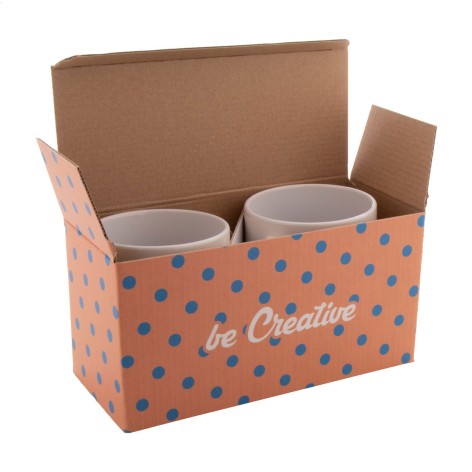 scatola doppia per mug personalizzabile