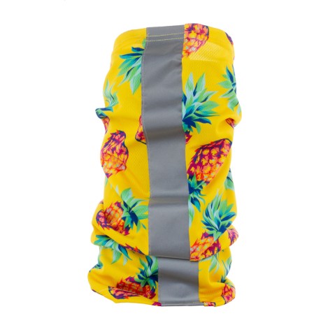 Scaldacollo multifunzione personalizzabile con banda riflettente