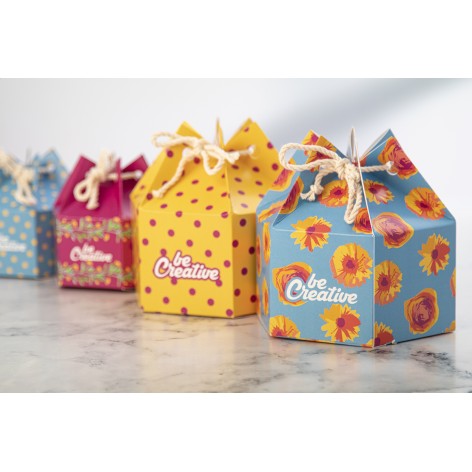 Scatola regalo esagonale