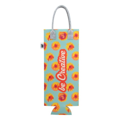 Borsa vino in RPET personalizzabile
