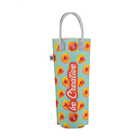 Borsa vino in RPET personalizzabile