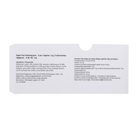 Blister gomme da masticare