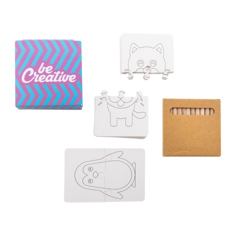 puzzle da colorare personalizzabile