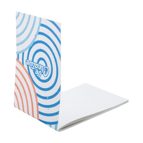 quaderno di carta con semi personalizzato