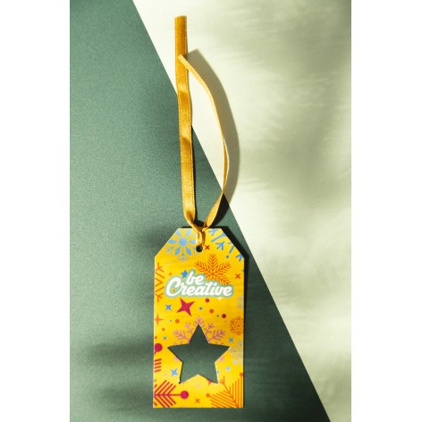 etichetta regalo personalizzata, stella