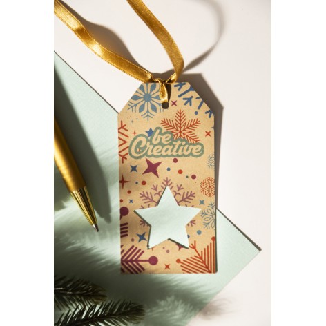 etichetta regalo personalizzata, stella