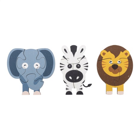 gioco di puzzle, animali