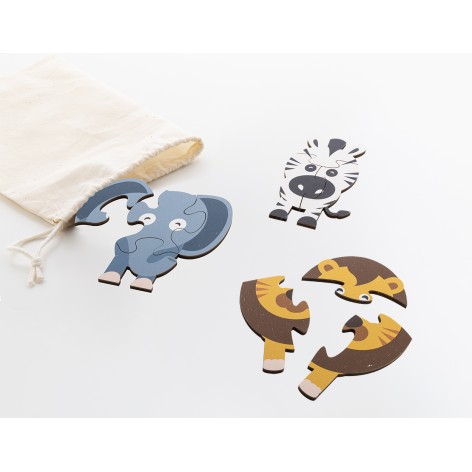 gioco di puzzle, animali