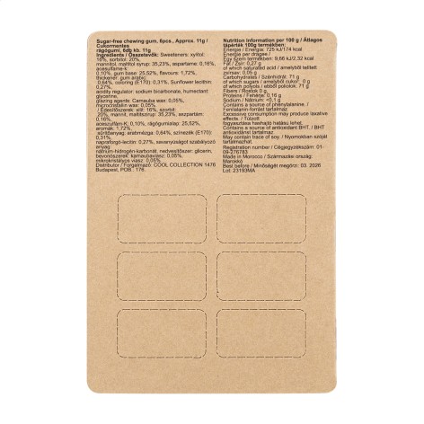 Blister gomme da masticare