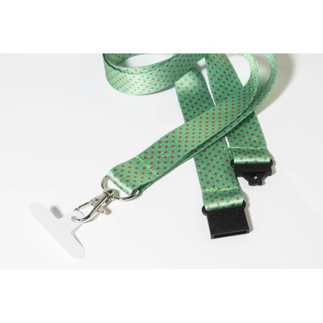 Lanyard in RPET personalizzabile con porta cellulare