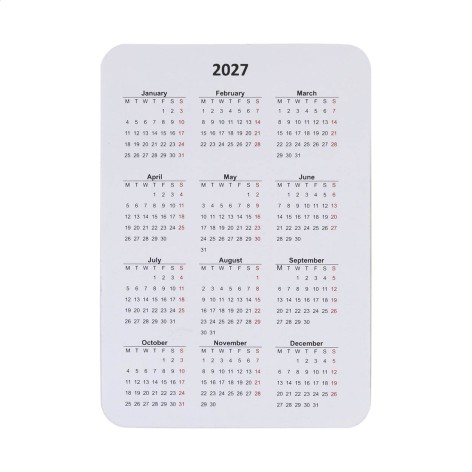 Calendario personalizzabile tascabile