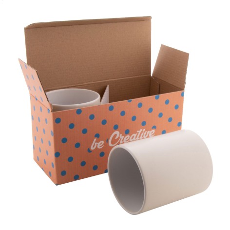 scatola doppia per mug personalizzabile