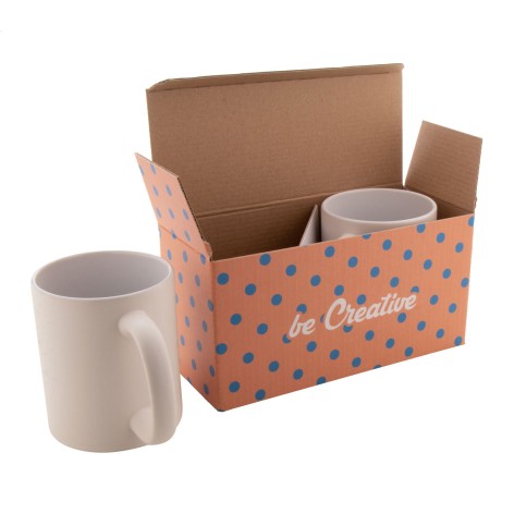 scatola doppia per mug personalizzabile