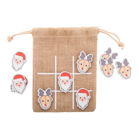 Gioco tris natalizio, Babbo Natale e renne