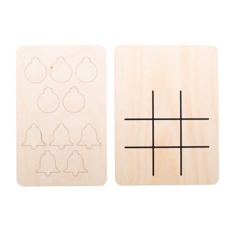 Gioco tris Natalizio, palline e campanelle