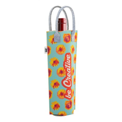 Borsa vino in RPET personalizzabile