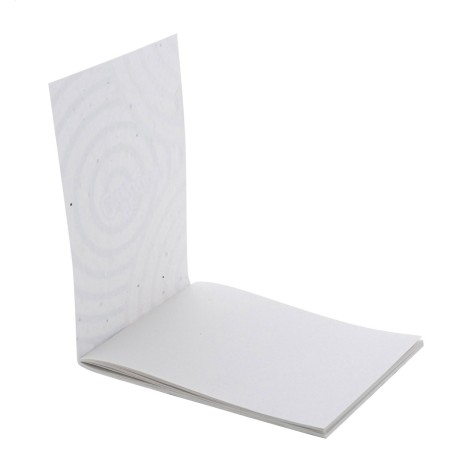 quaderno di carta con semi personalizzato