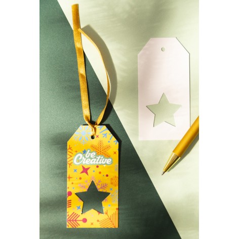 etichetta regalo personalizzata, stella