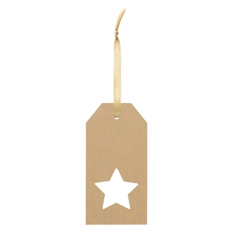 etichetta regalo personalizzata, stella