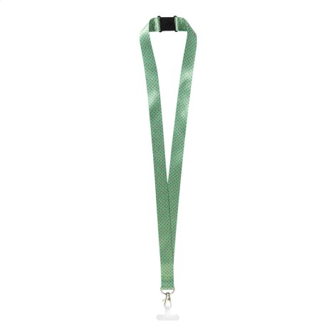 Lanyard in RPET personalizzabile con porta cellulare