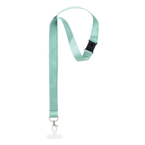 Lanyard in RPET personalizzabile con porta cellulare