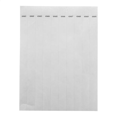 braccialetti in tyvek (10 pz)